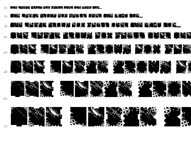 FTF Indonesiana Sans Javallonia font waterfall